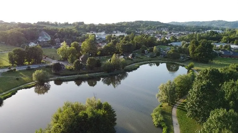 Objat - Vue aérienne