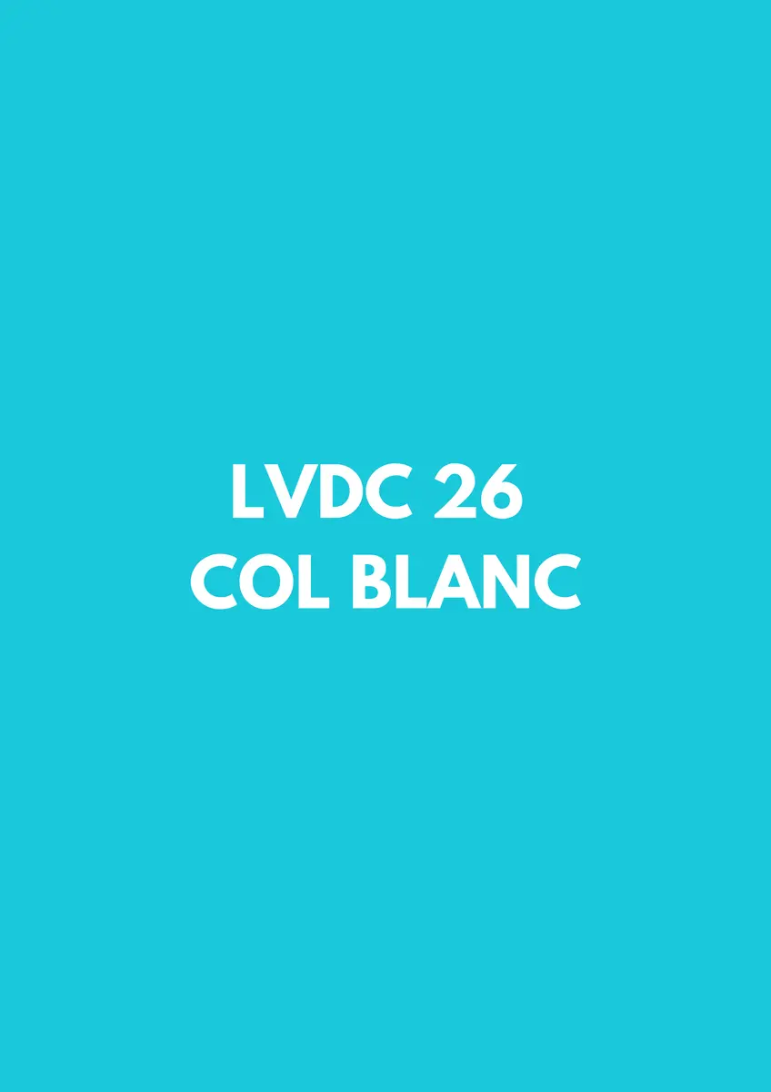 lvdc 26 col blanc