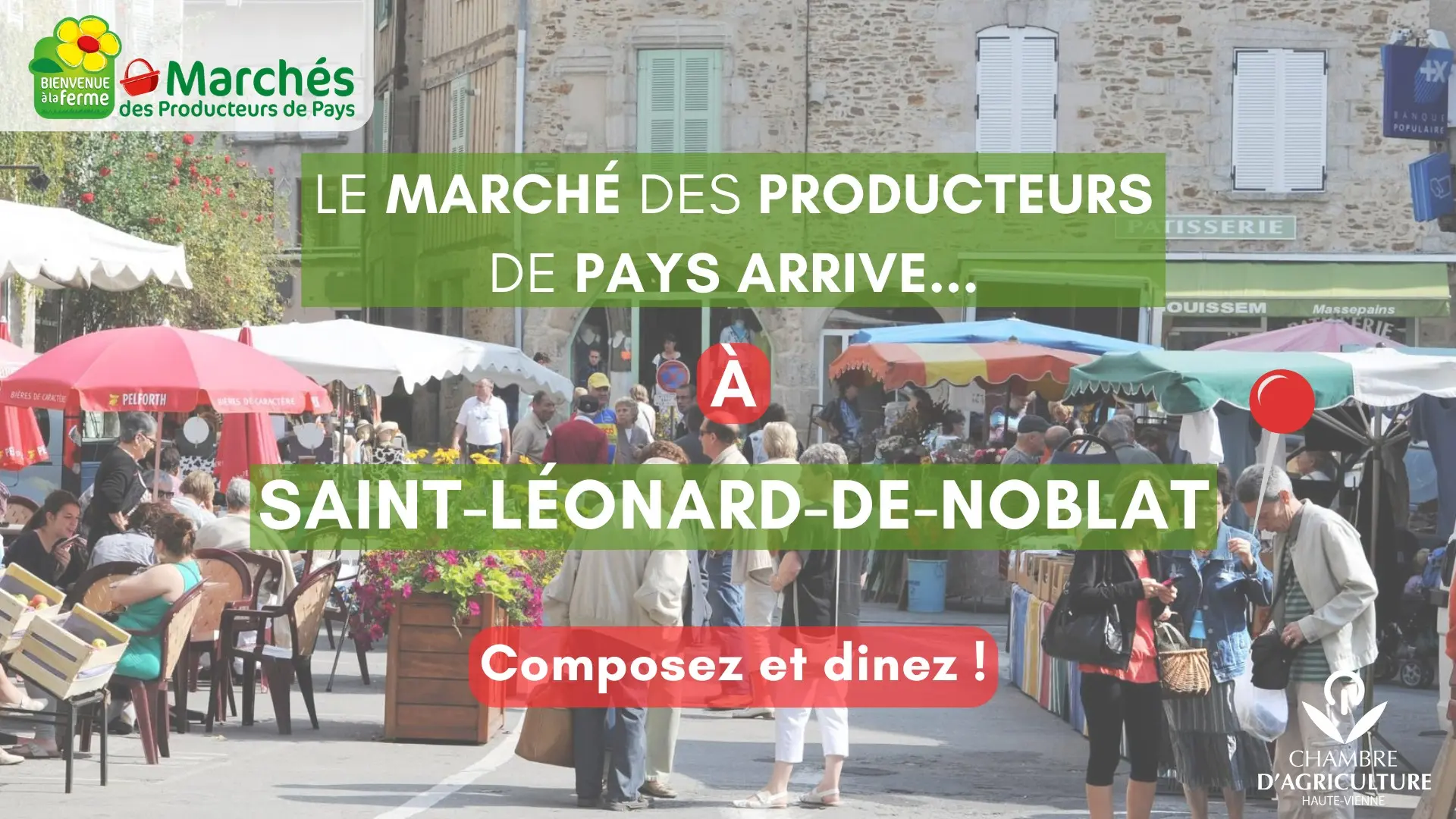 Affiche des marchés de producteurs de pays