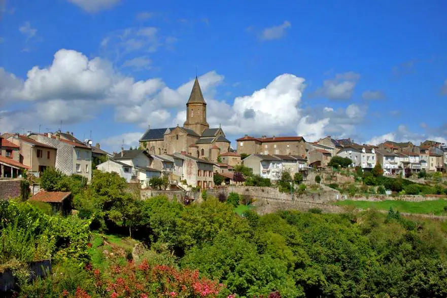 Depuis le point de vue du faubourg du Moutier