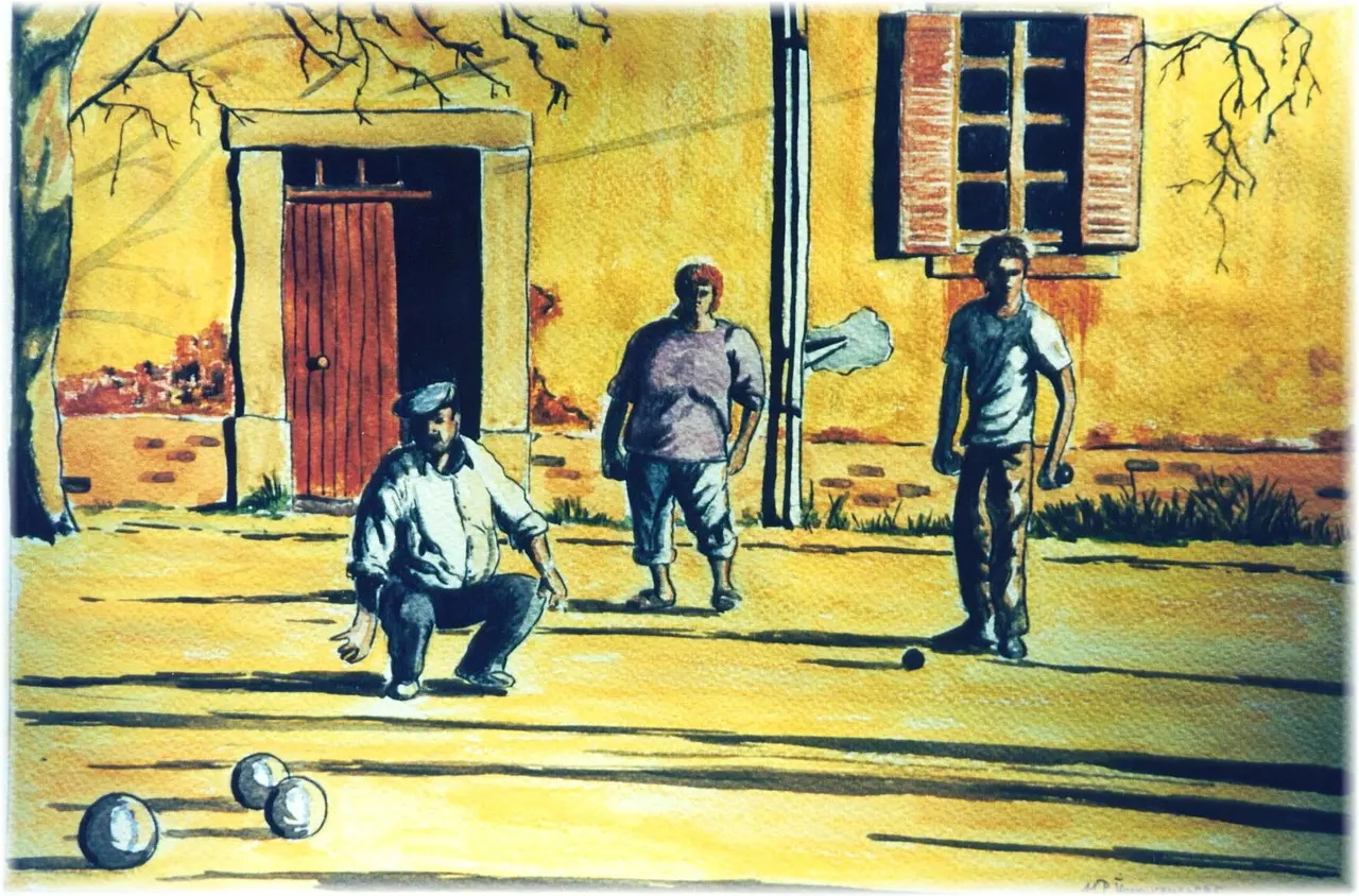 Concours de pétanque