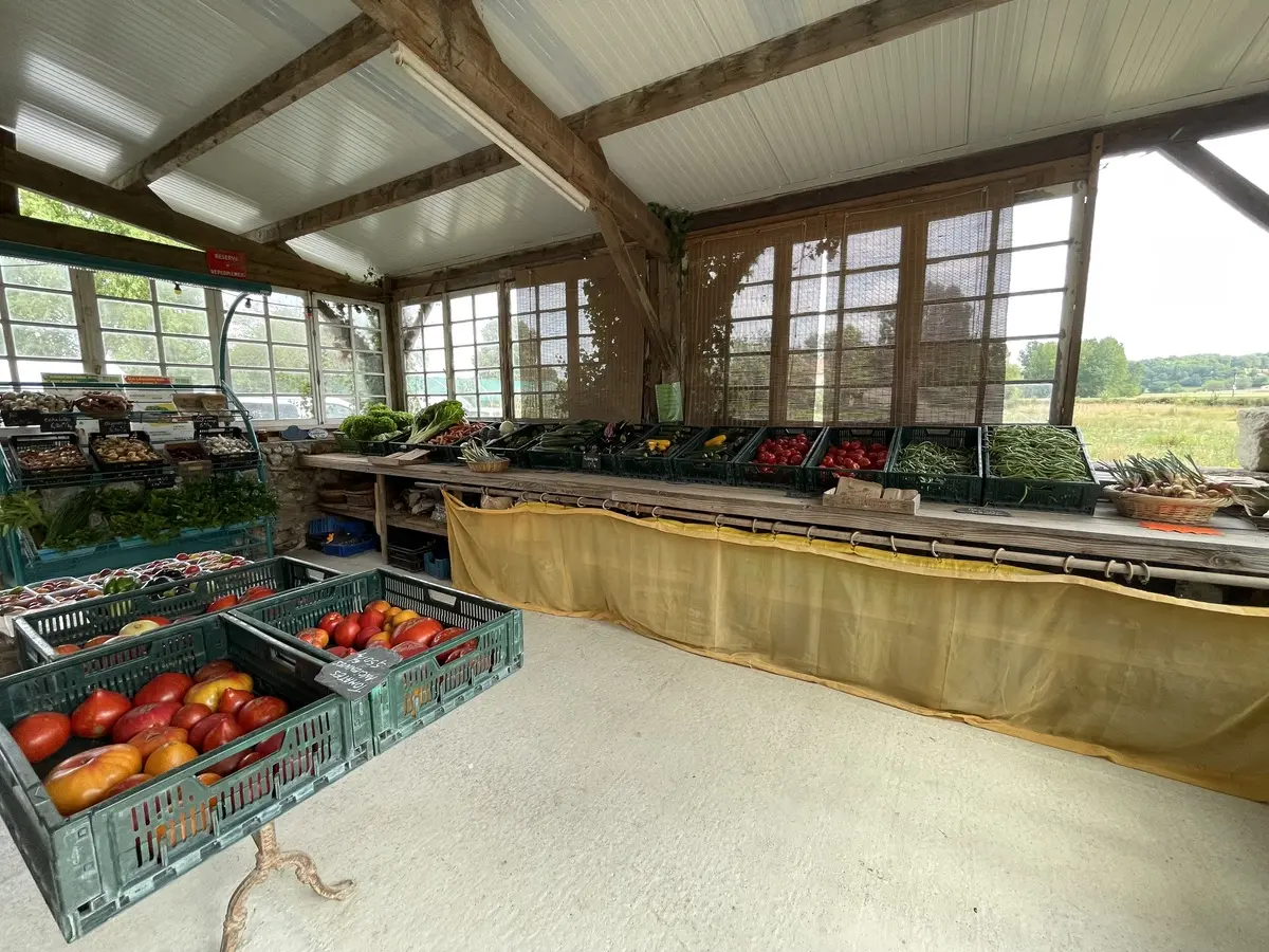 Marché du jeudi au Jardin Maraicher de Chenaud