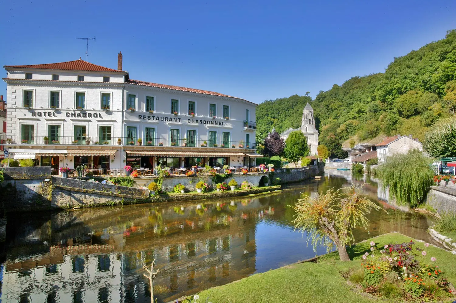 Hôtel-restaurant Charbonnel à Brantôme