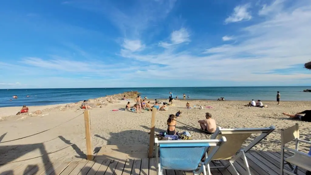PLAGE DE LA BERGERIE VILLE DE FRONTIGNAN