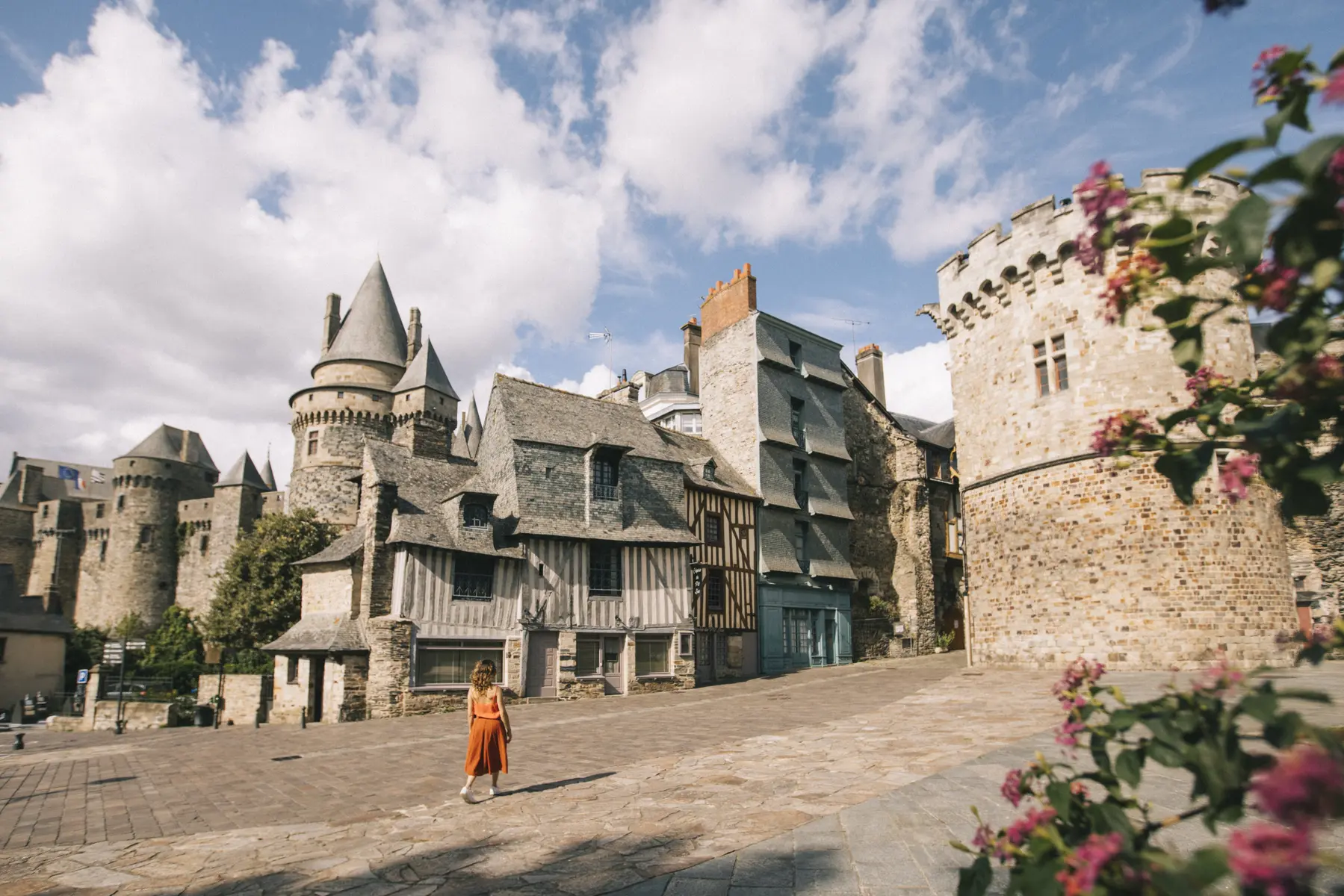 Le château et son centre historique préservé