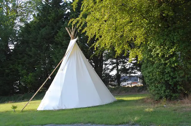 Camping de l'aumône tipi
