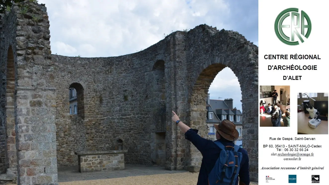 Visite des vestiges de la Cité d'Alet