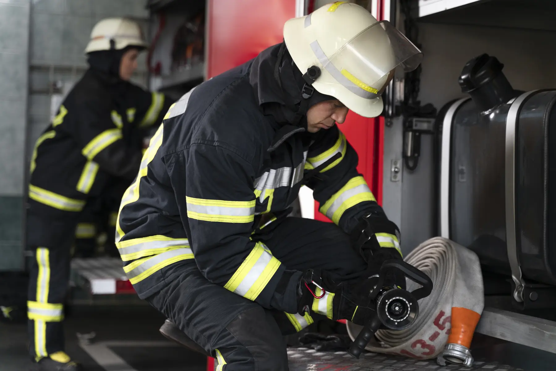 pompiers-masculins-feminins-travaillant-ensemble-dans-costumes-casques