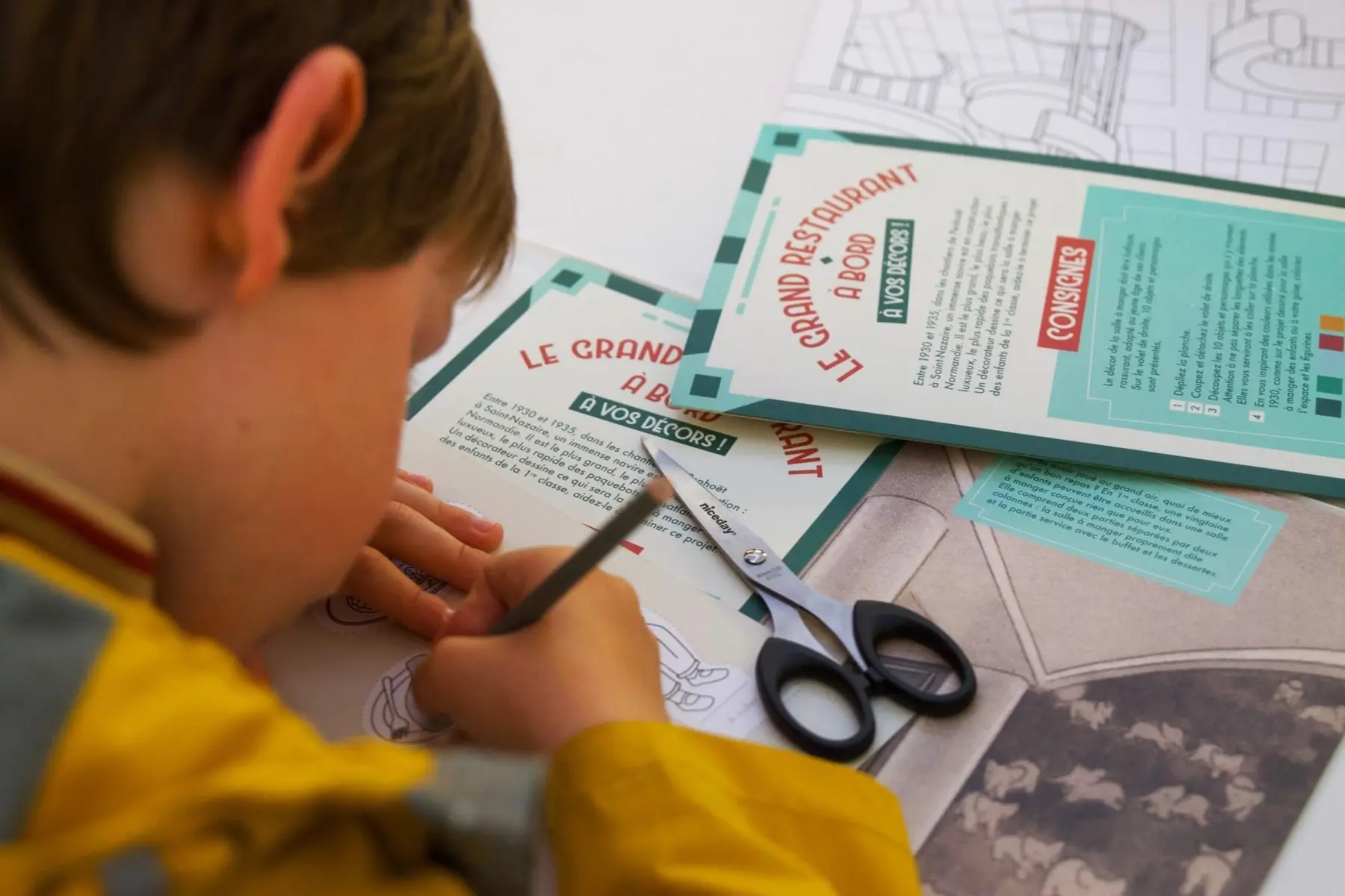 Atelier «Le grand restaurant à bord» à l'Écomusée