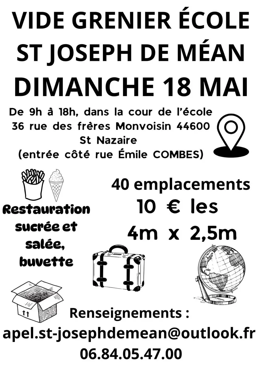Vide-greniers 18 mai 2025