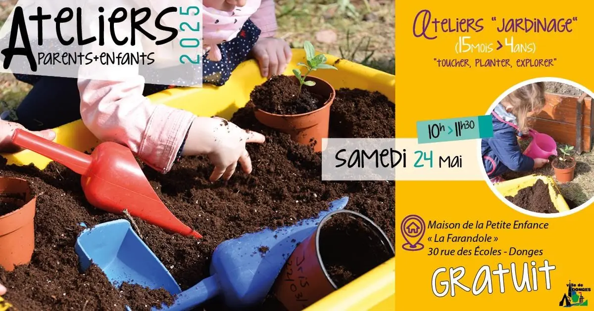 Atelier jardinage 0-4 ans