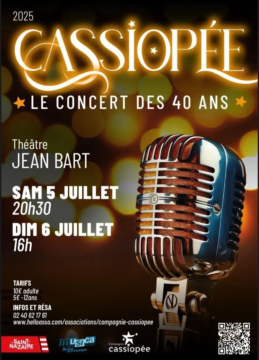 Cassiopée : le concert des 40 ans