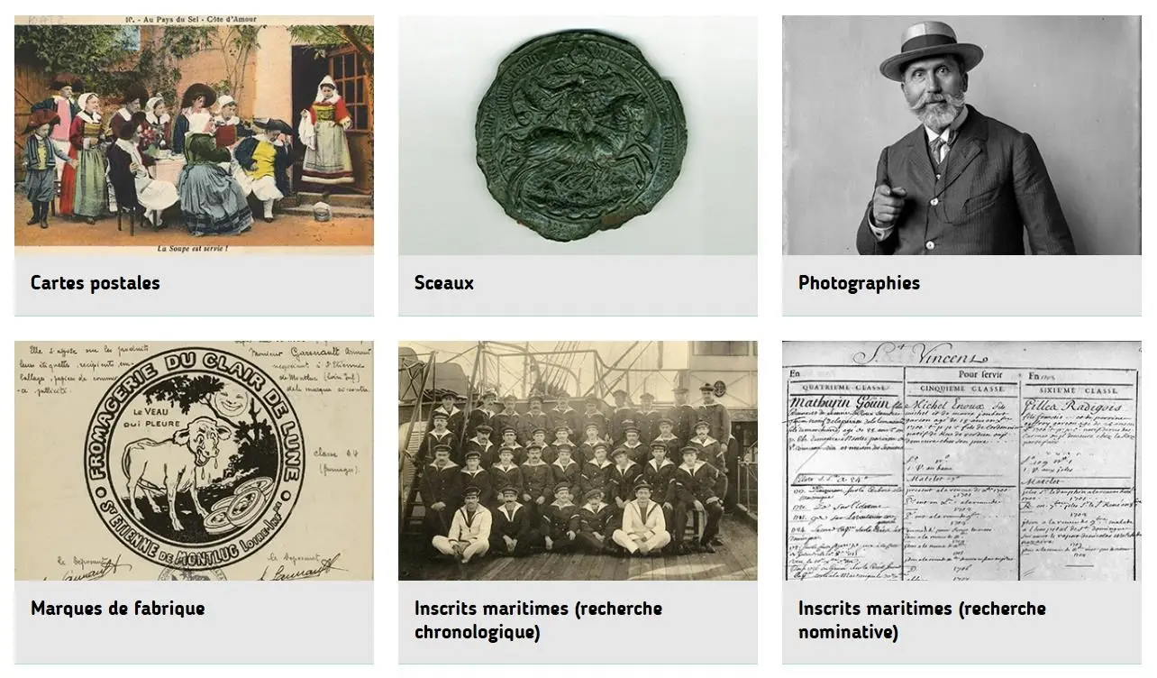 Extrait du catalogue fonds numérisés en ligne