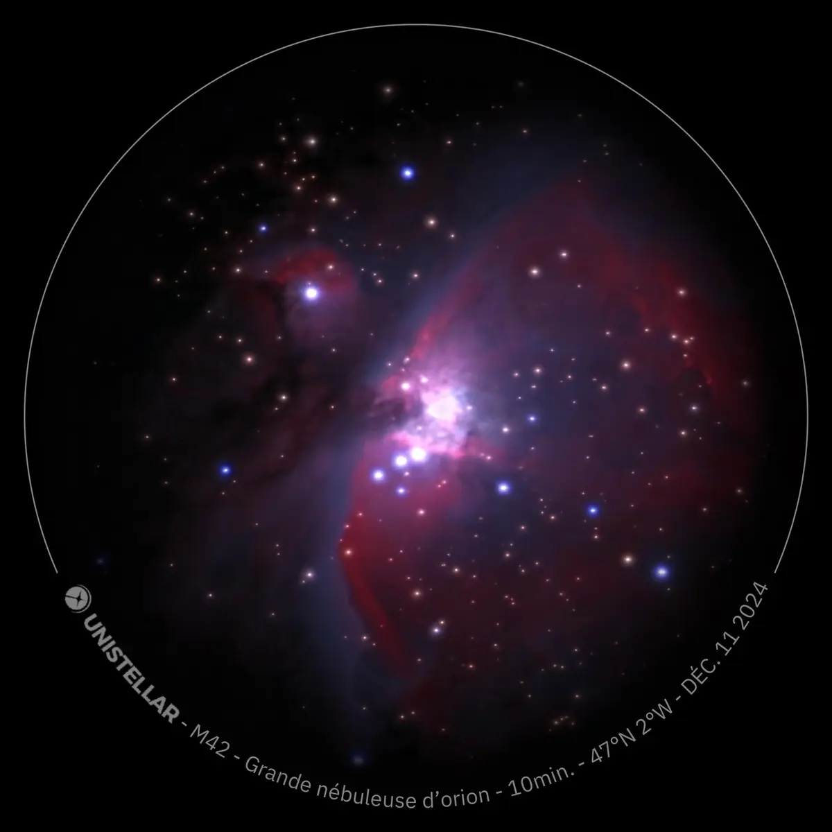 Nébuleuse d'Orion. Bastien