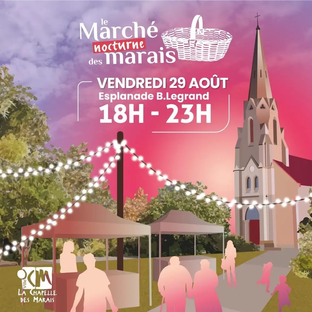Marché nocturne de la Chapelle des Marais, édition août