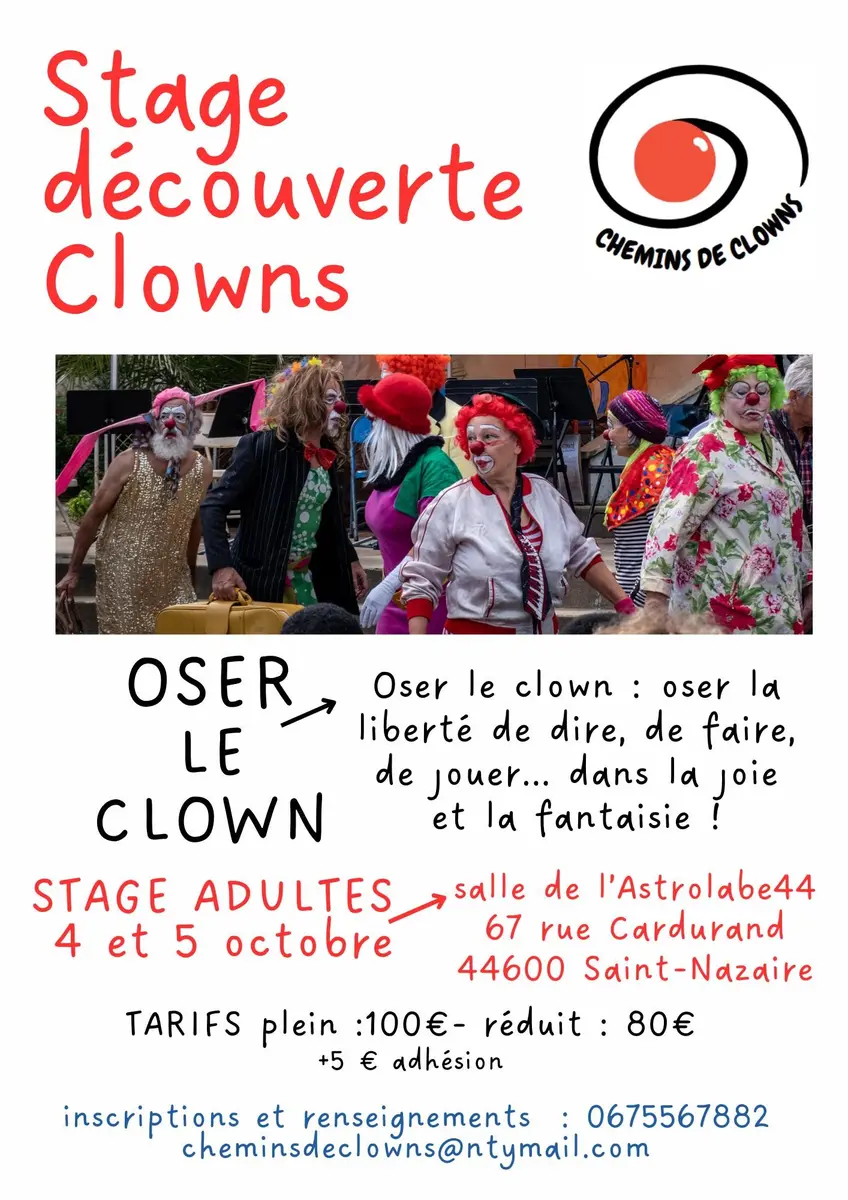 Stage Découverte du Clown
