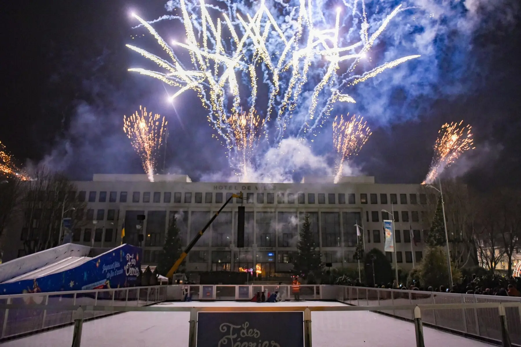 Feu d'artifice place Blancho