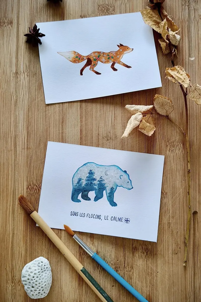 Illustrations réalisées pour Noël