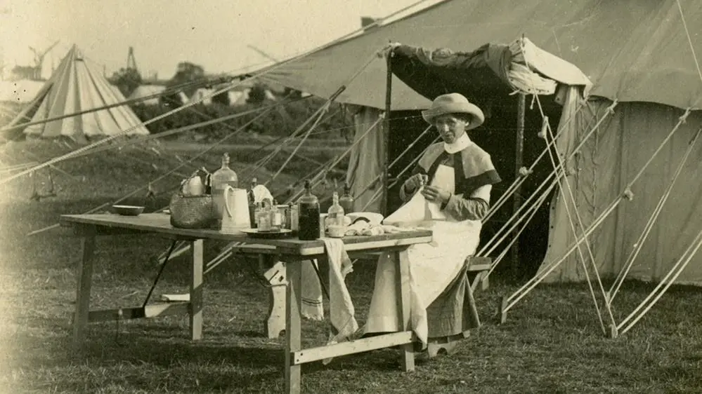 Pharmacie du camp sanitaire anglais