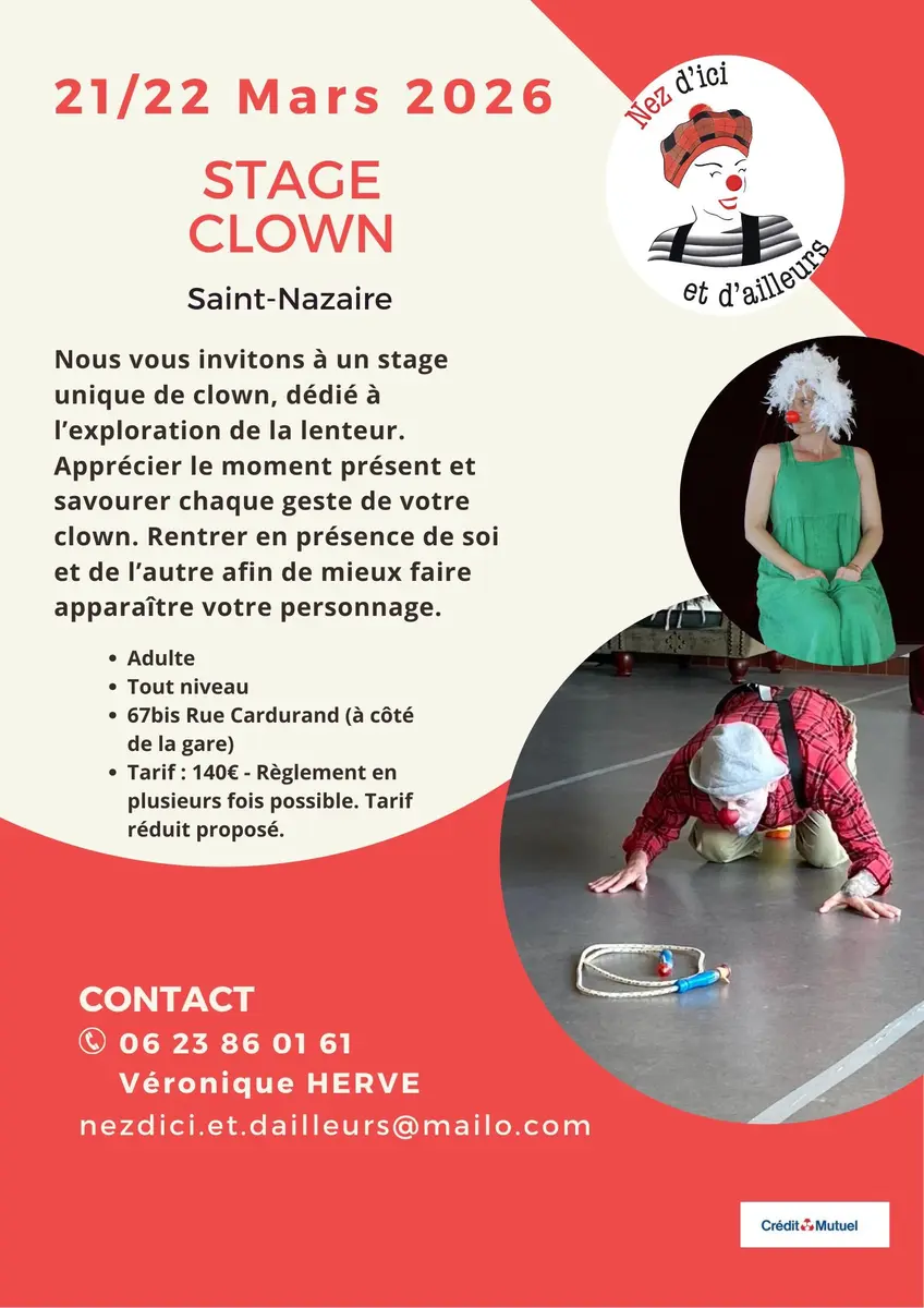 Stage clown mars 2026