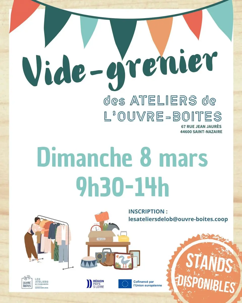Vide-grenier Ateliers de l'Ouvre-Boîtes