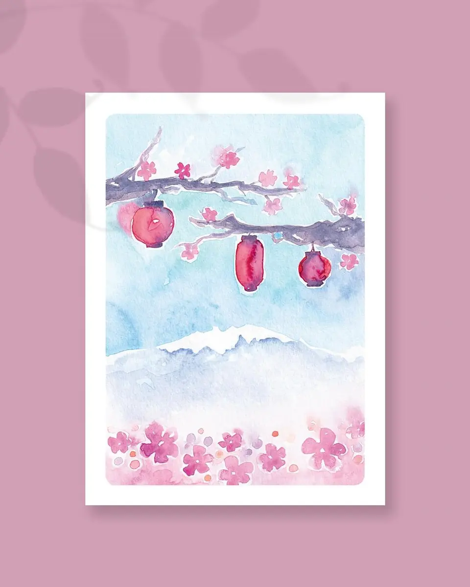 Vue sur le Mont Fuji