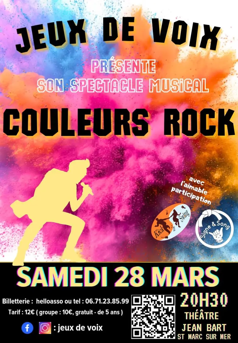 Spectacle Couleurs rock