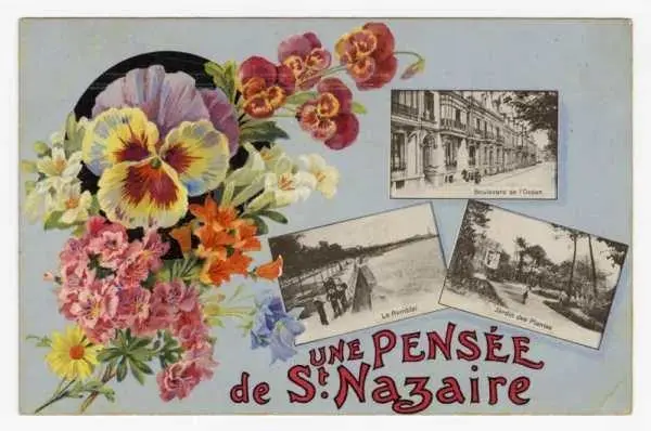 Carte postale souvenir de Saint-Nazaire