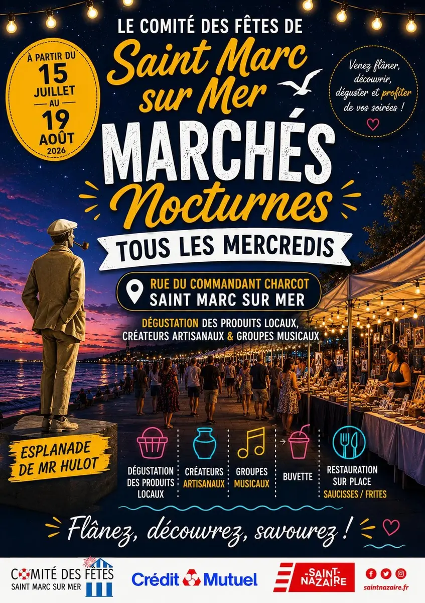 Marchés Nocturnes à Saint-Marc-sur-Mer