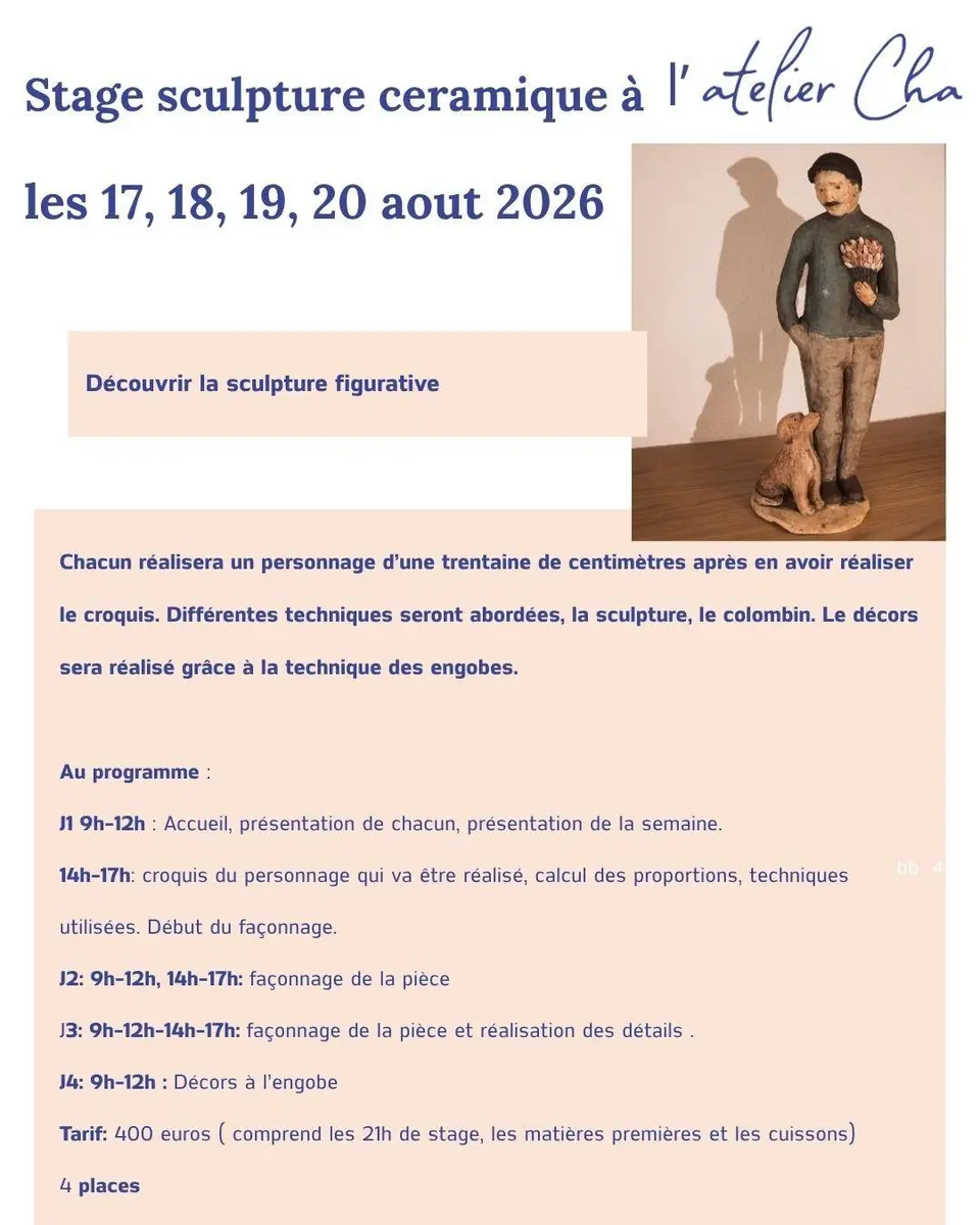 Description du stage de sculpture