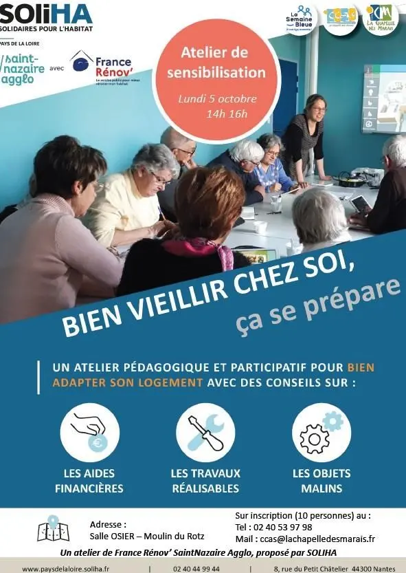 Atelier bien vieillir chez soi