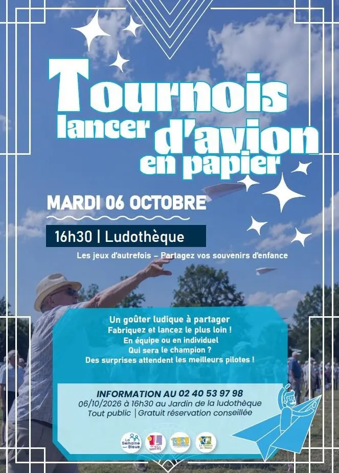 Tournois lancer d'avion papier Ludothèque