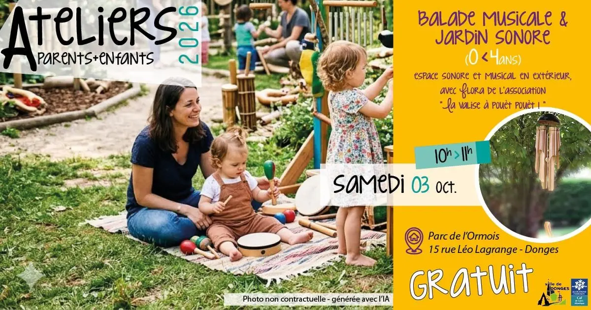 Atelier balade musicale et jardin sonore