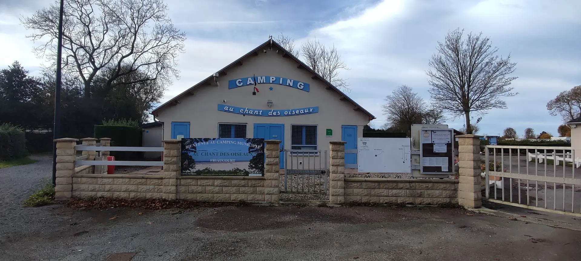 entrée camping