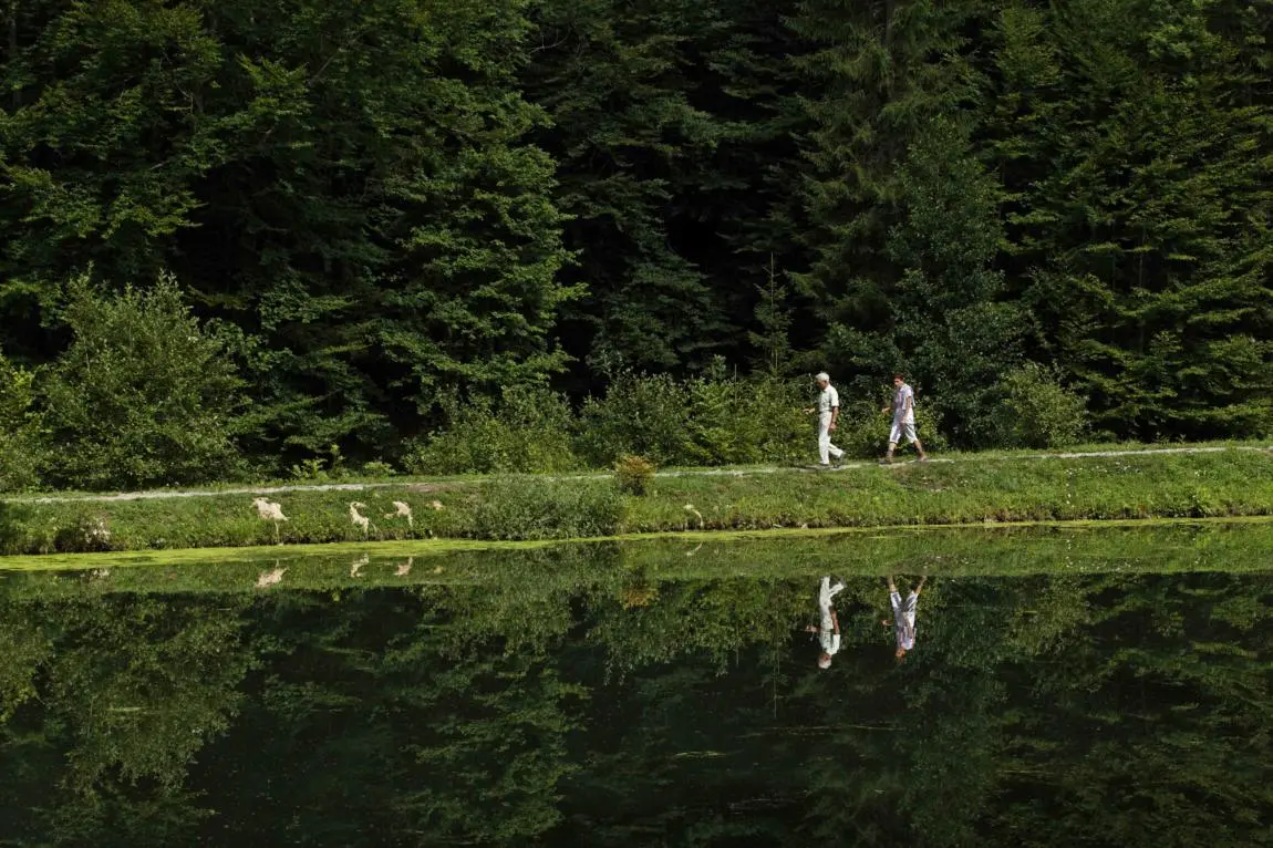 Parcours santé du lac de la Crossetaz à Habère Lullin