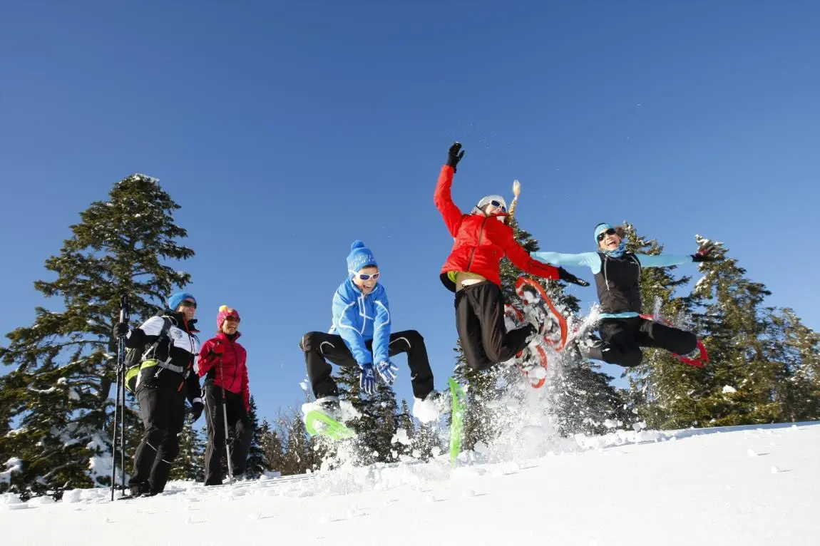 Raquettes à neige à la Coche