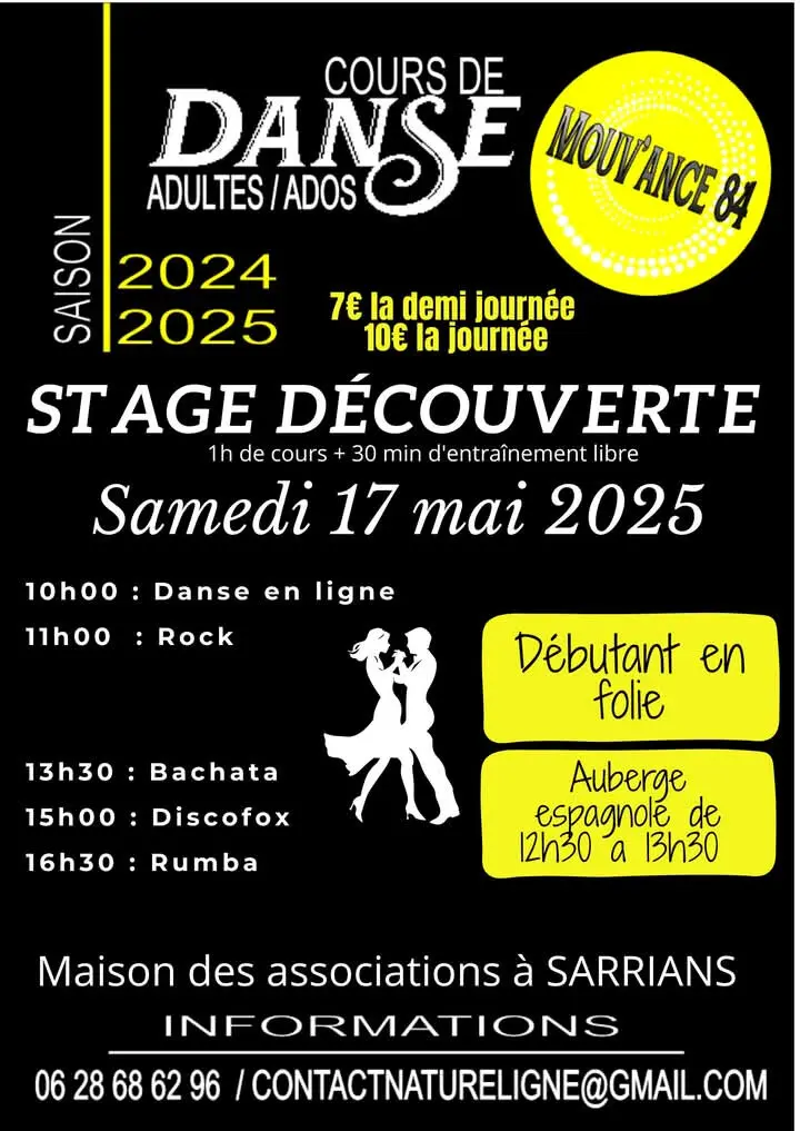 Stage Découverte de danse_Sarrians