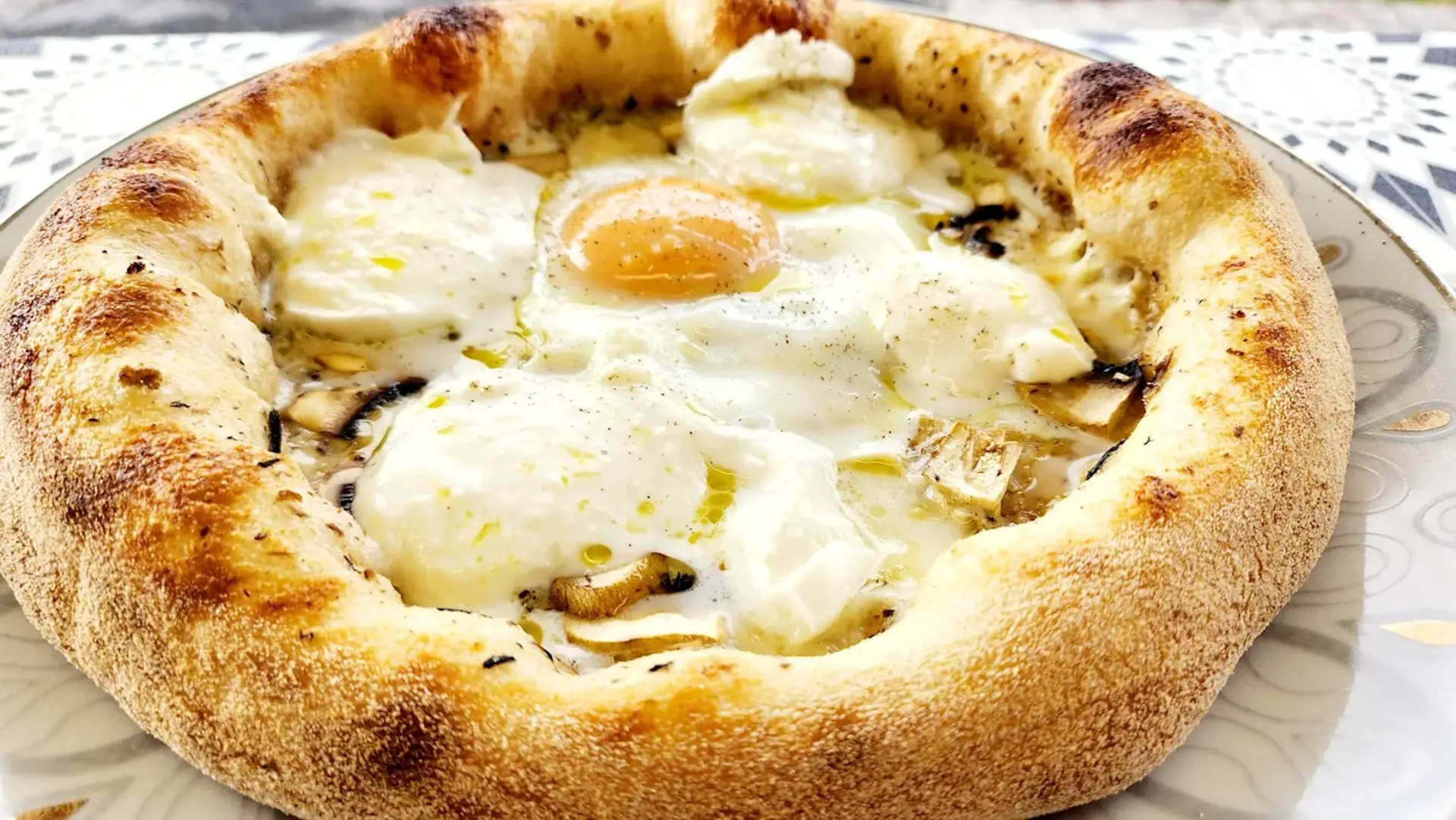 Présentation de pizza