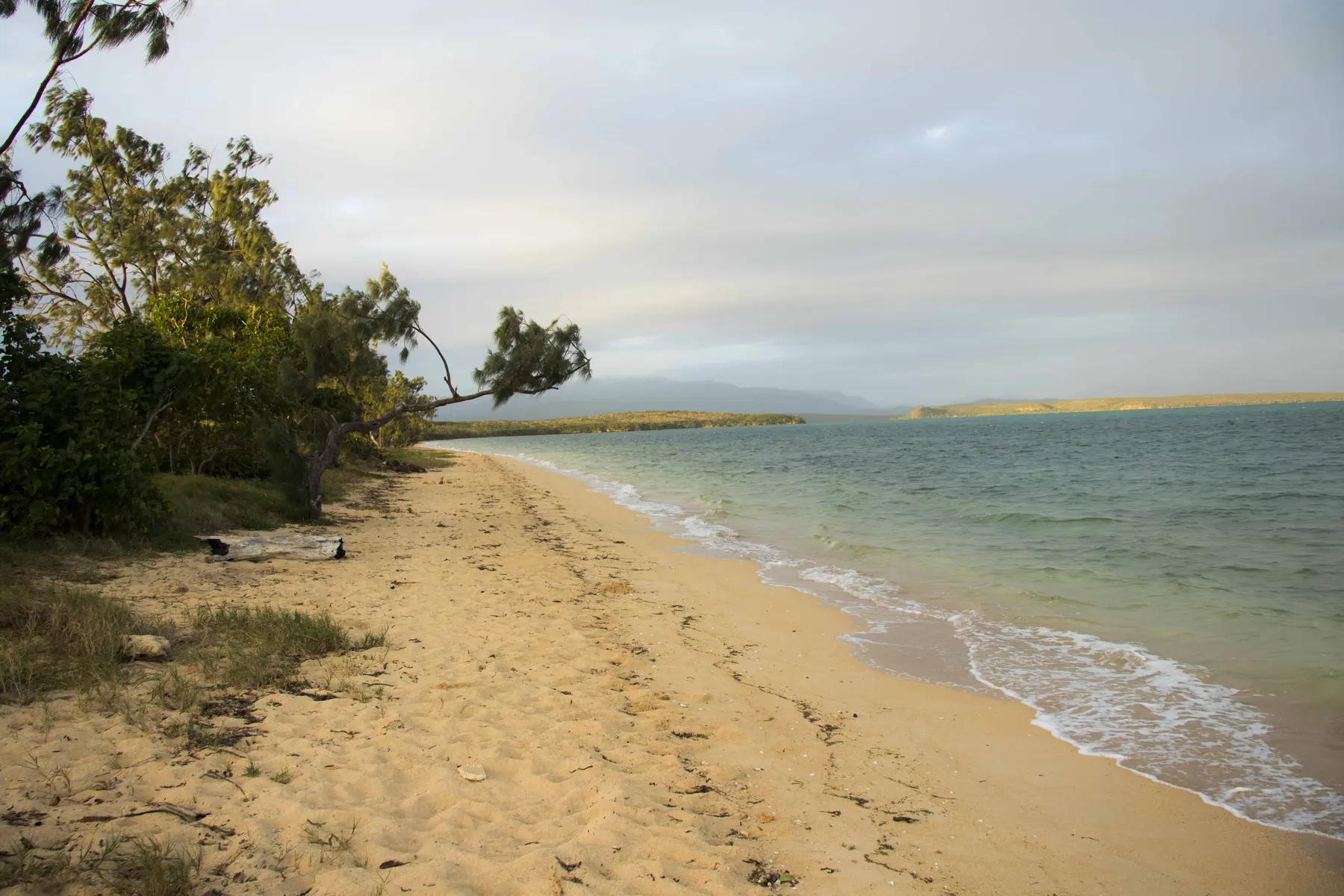 plage, lagon, pindai, Pouembout, vague