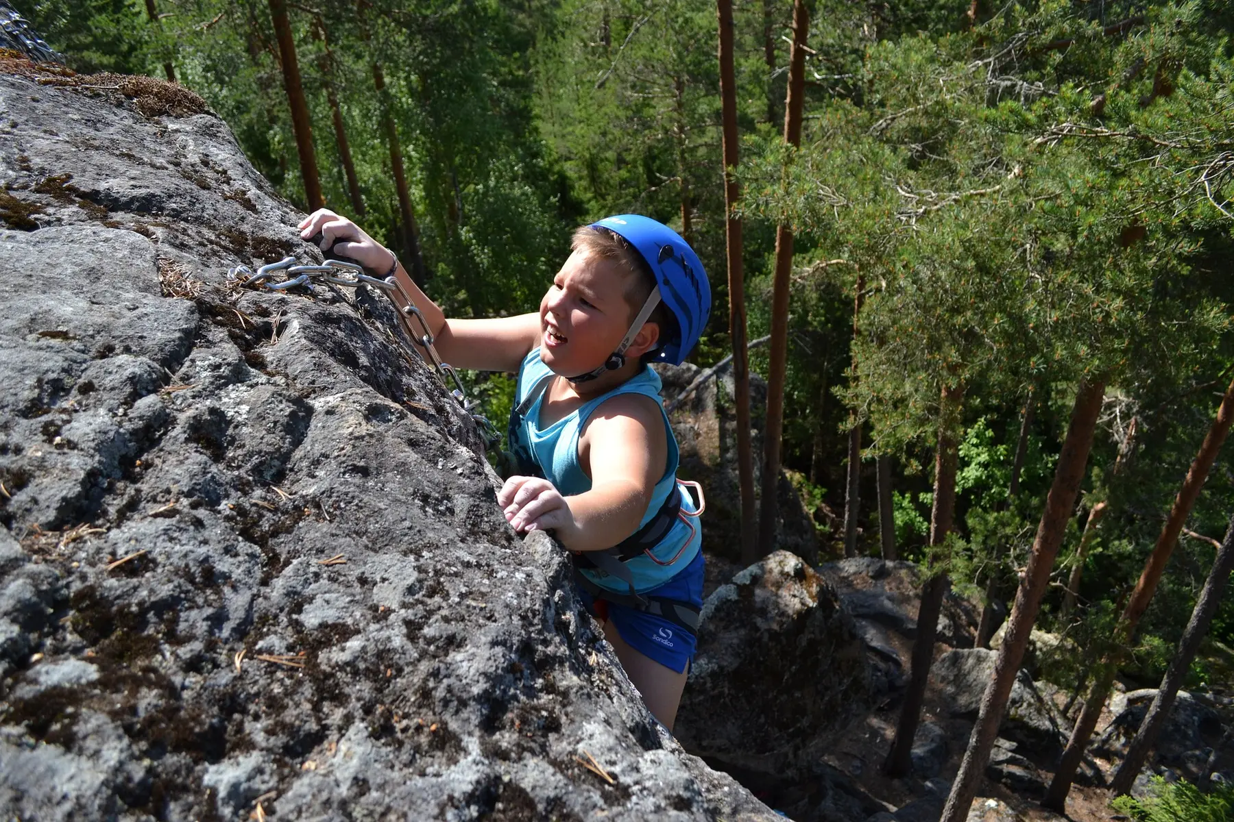 Cours d'escalade à Sisteron
