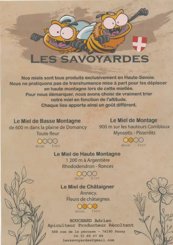 Miel Les Savoyardes