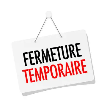 Visuel Fermeture Temporaire