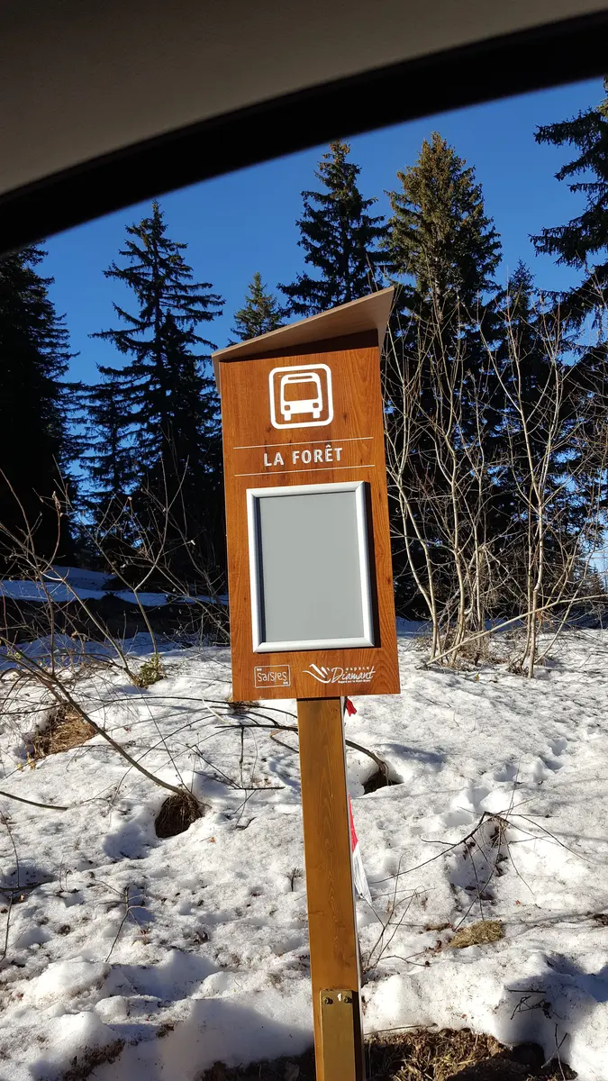 Arrêt navettes La forêt