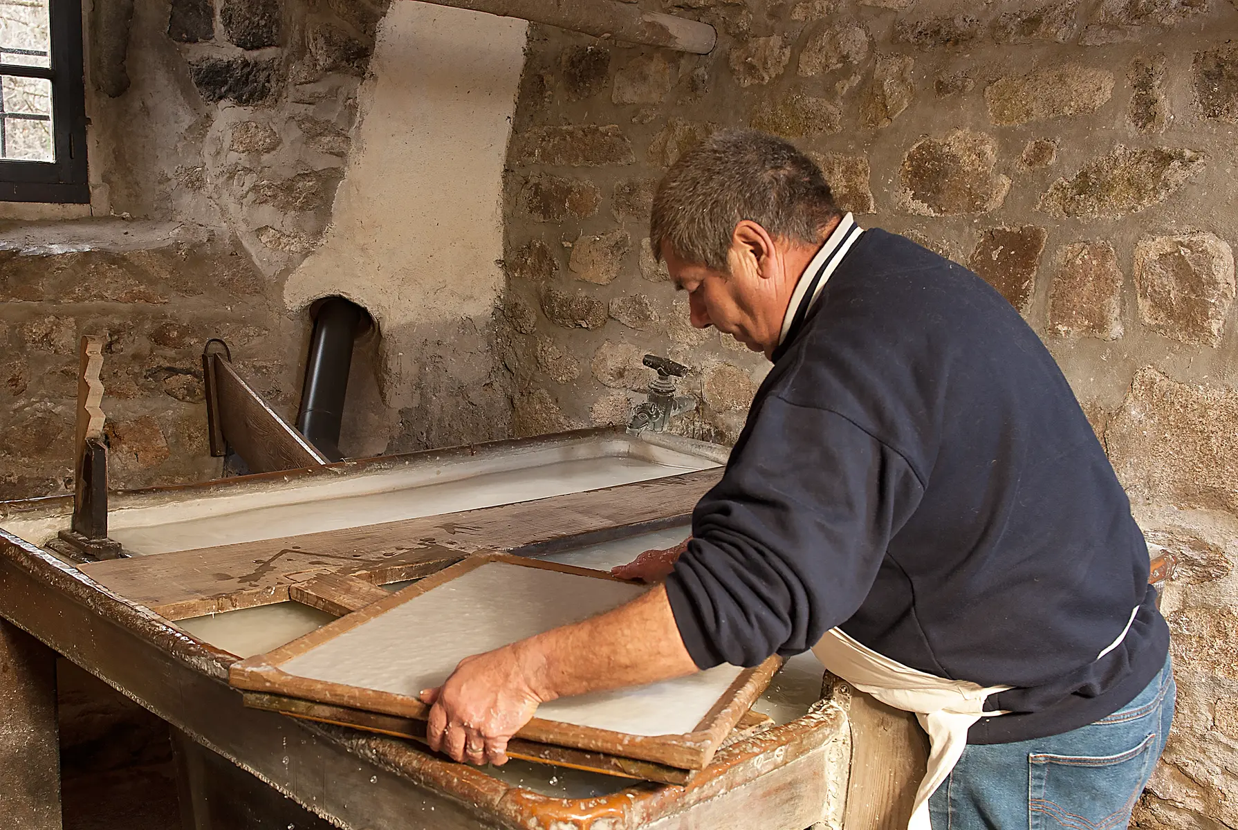 Fabriquez votre feuille au Moulin de Richard de Bas