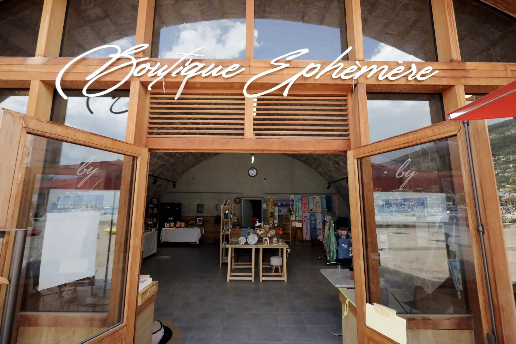 Entrée de la boutique