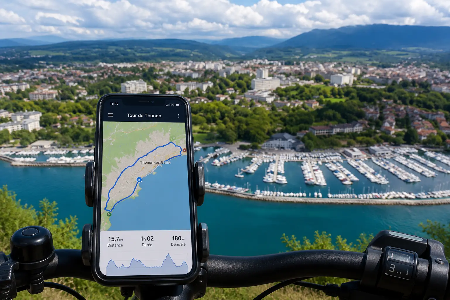 Découverte de Thonon-les-Bains à Vélo Électrique avec Parcours GPS_Thonon-les-Bains