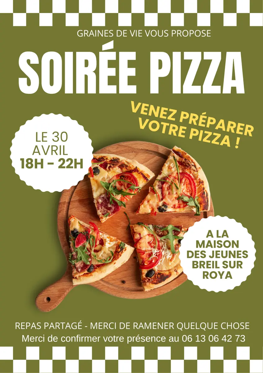 Soirée pizza à la maison des jeunes