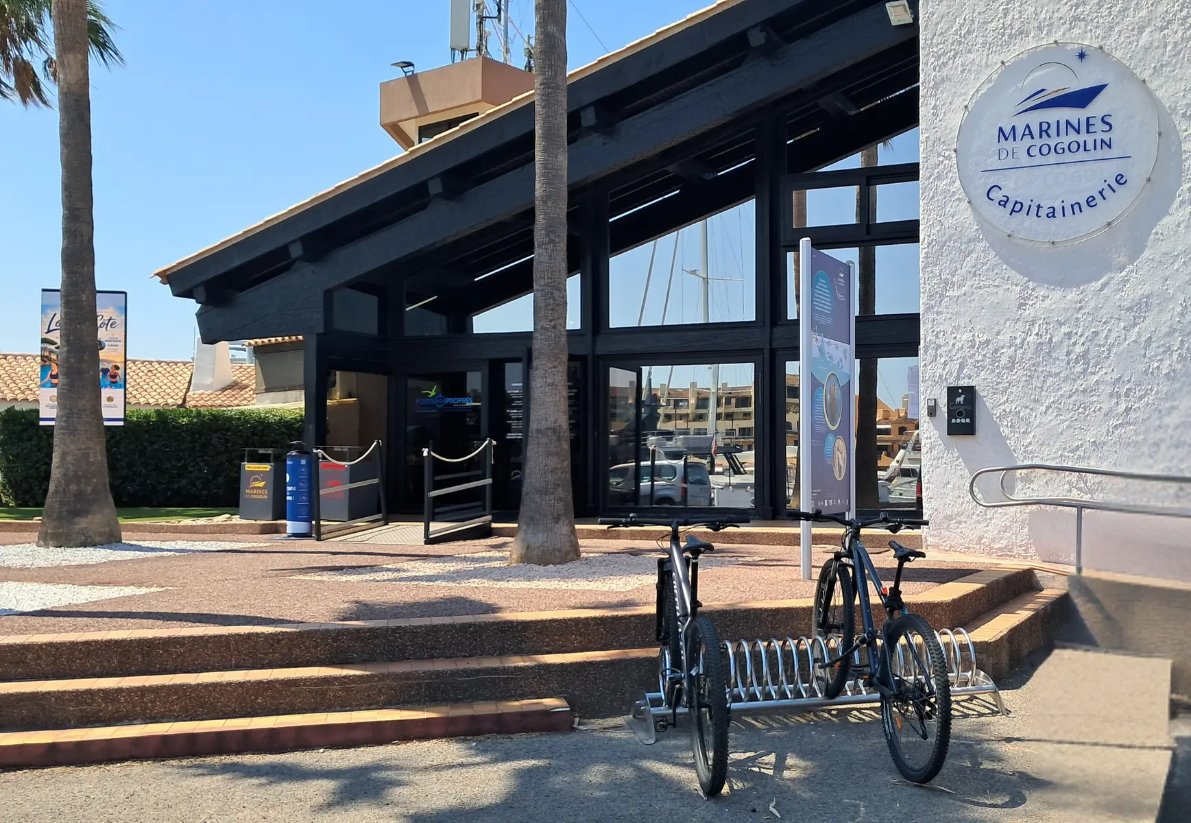 Parking à vélo – Capitainerie des Marines_Cogolin