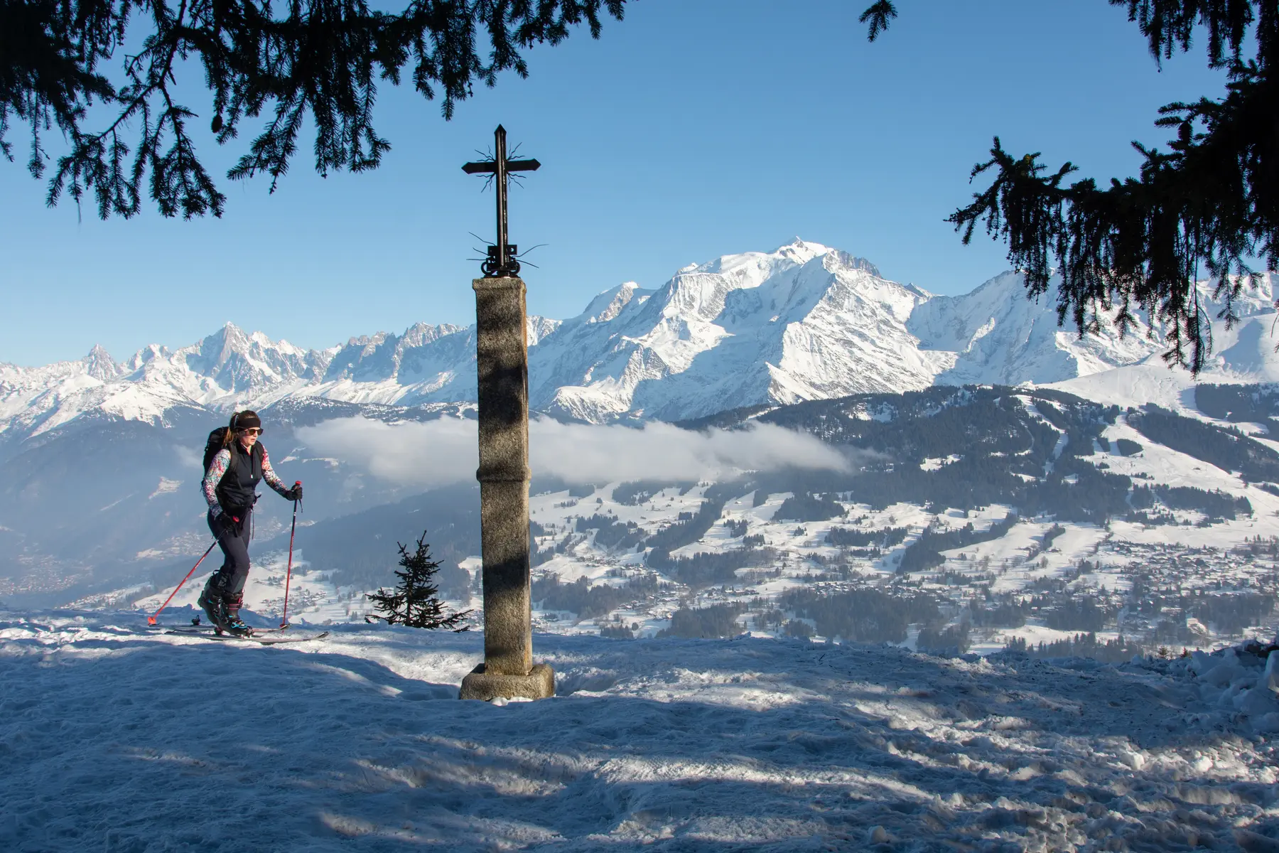 ski de rando point de vue Croix des Salles