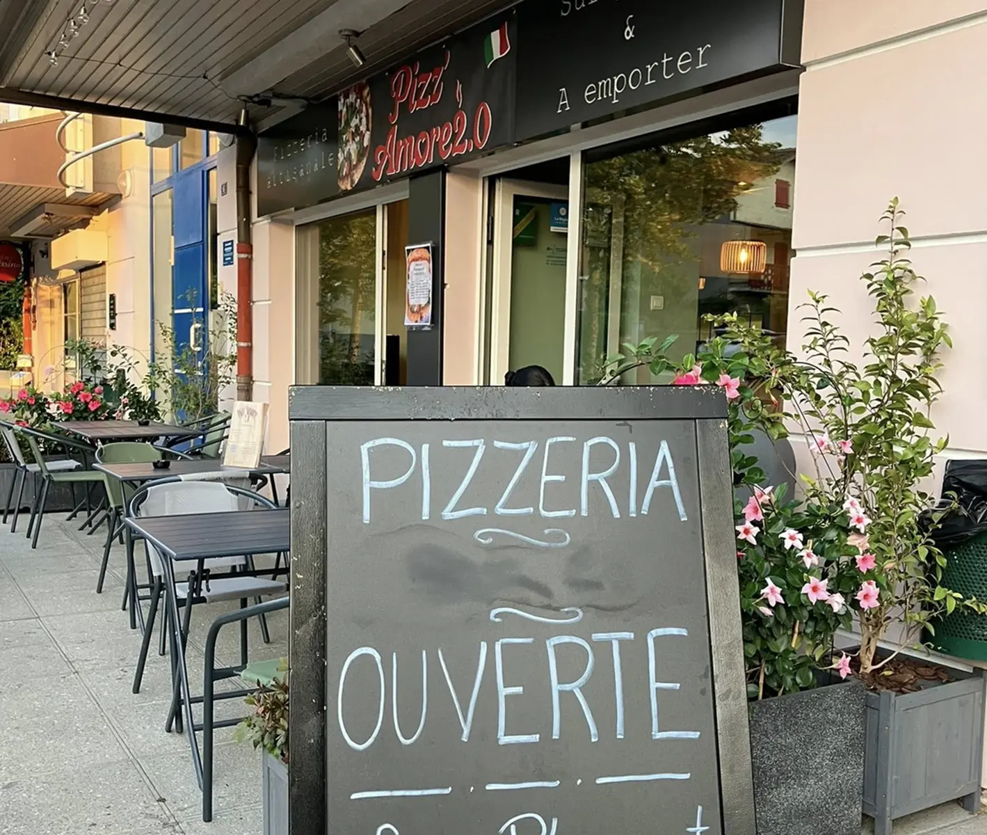 Devanture du restaurant